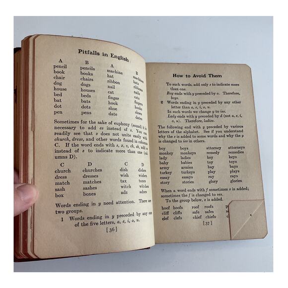 1927 Pitfalls In English And How To Avoid Them By Sophie C. Hadida - Picture 4 of 6